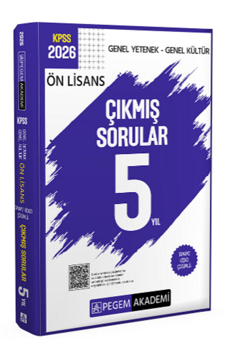 2026 KPSS Ön Lisans Genel Yetenek Genel Kültür Tamamı Video Çözümlü Çıkmış Sorular 5 Yıl
