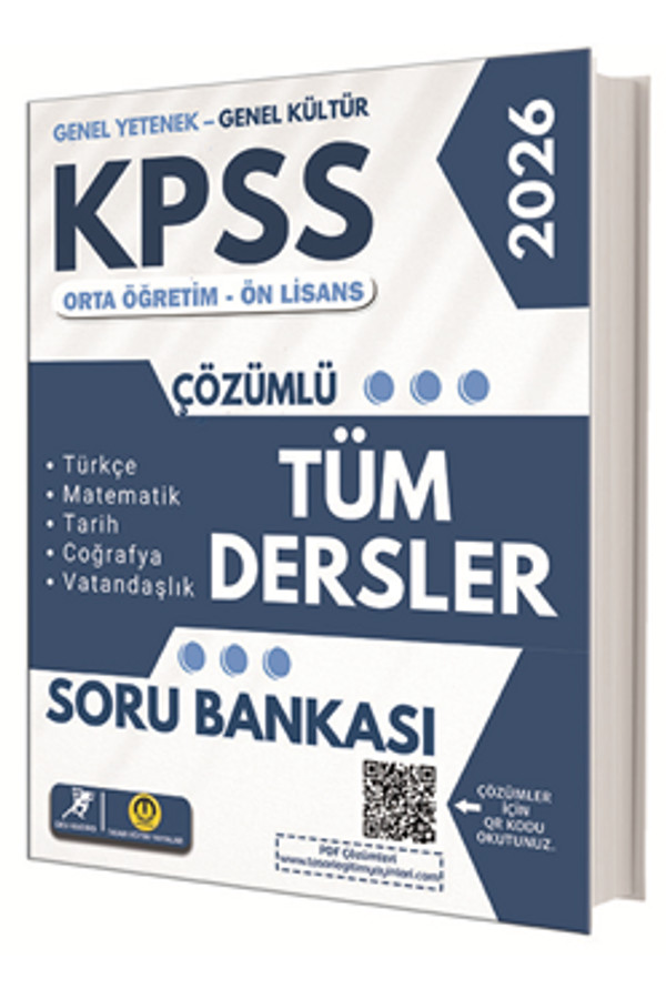 KPSS Orta Öğretim / Ön Lisans Soru Bankası