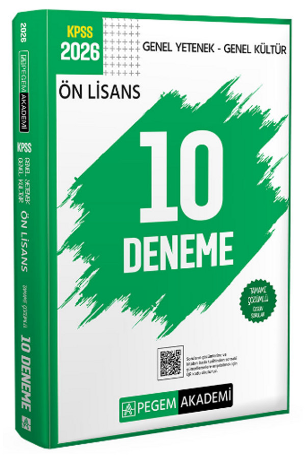 2026 KPSS Genel Yetenek Genel Kültür Ön Lisans Tamamı Çözümlü 10 Deneme