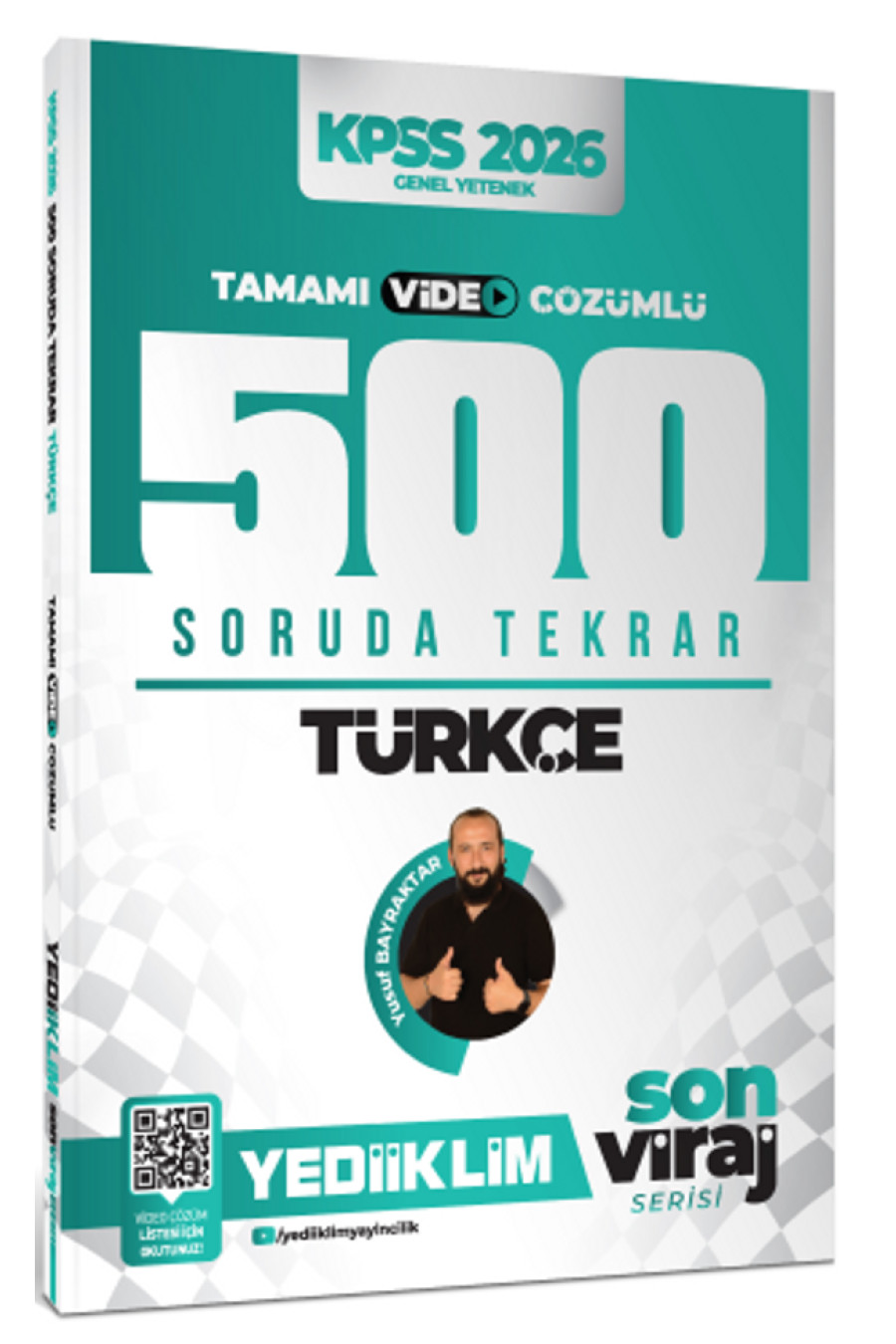 2026 KPSS Son Viraj Serisi Türkçe Tamamı Video Çözümlü 500 Soruda Genel Tekrar Kampı