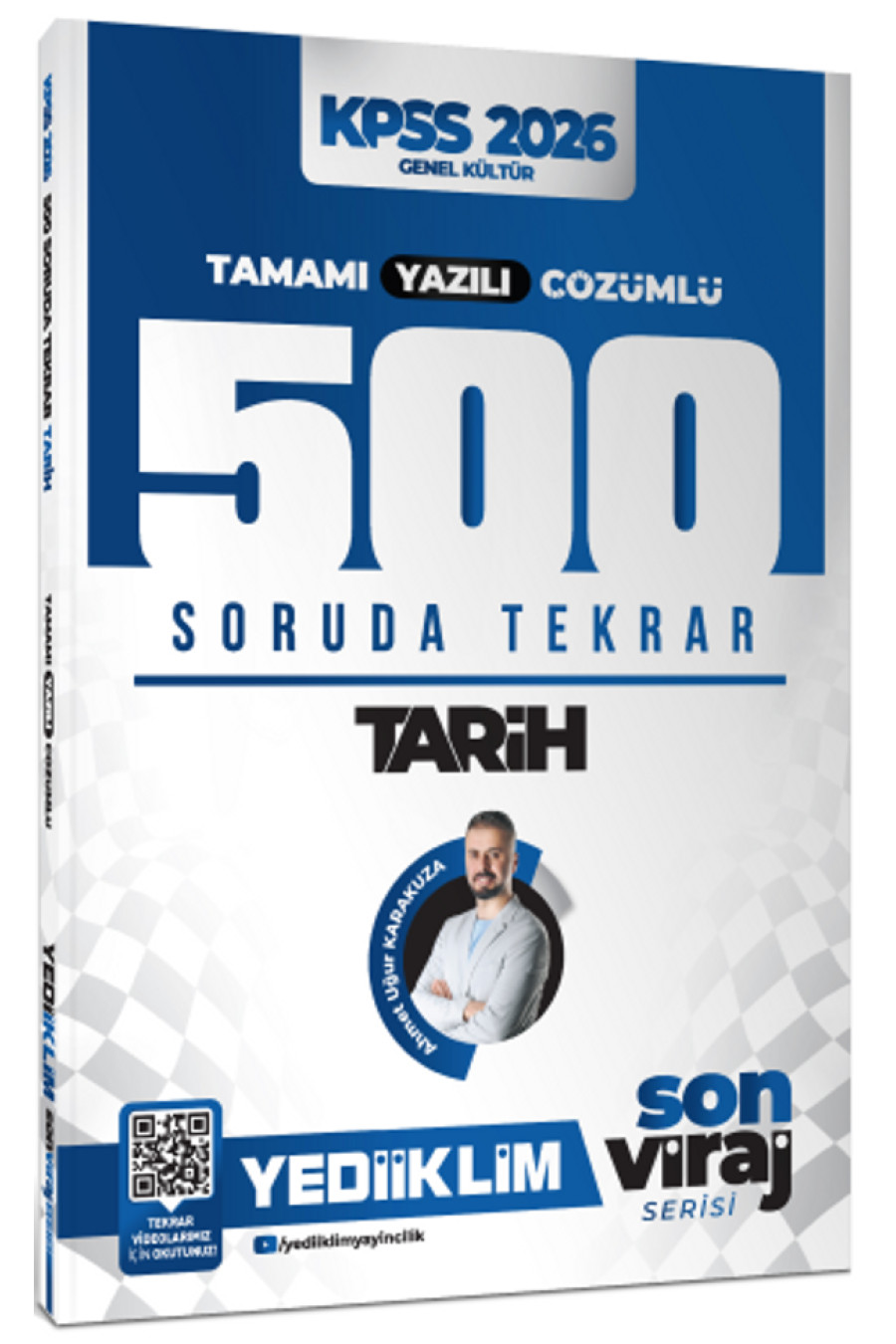 2026 KPSS-AGS Son Viraj Serisi Tarih Tamamı Yazılı Çözümlü 500 Soruda Genel Tekrar Kampı